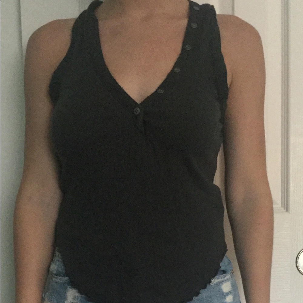 simple gray tank